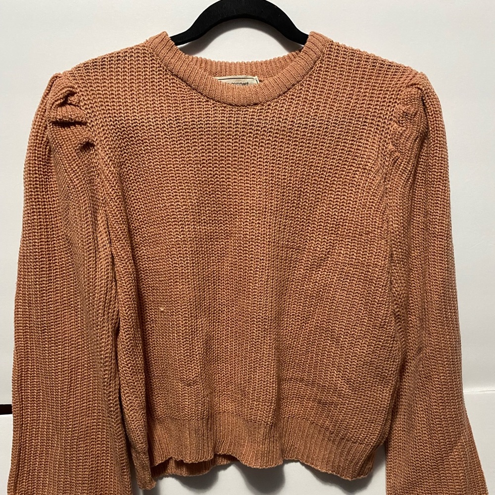 Pink knit sweater